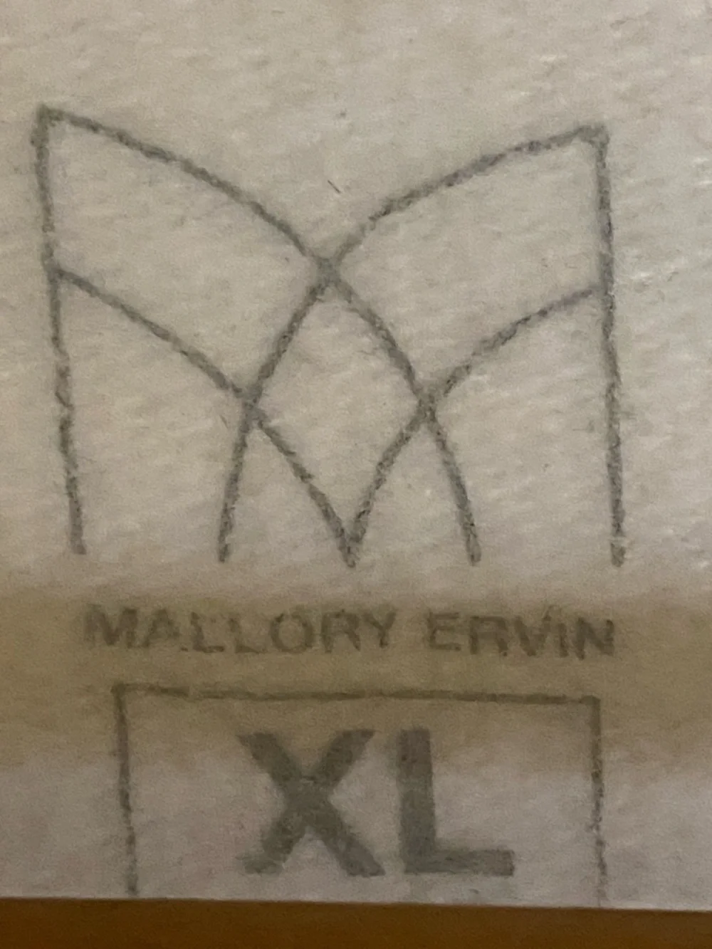 Mallory Ervin Living Fully Graphic Sweatshirt - White with Gradient Pink size XL - Picture 2 of 4